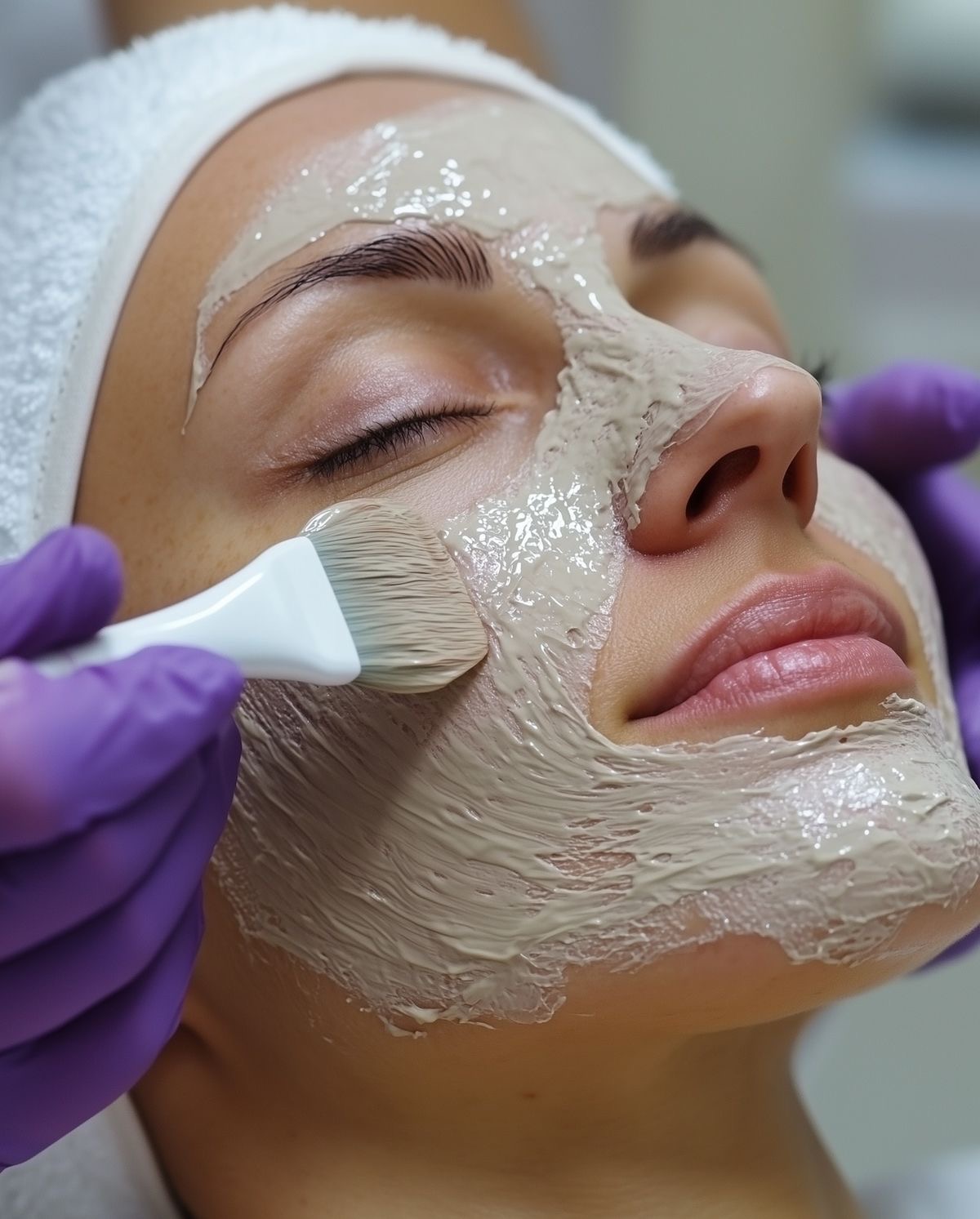 Luxury facial treatment