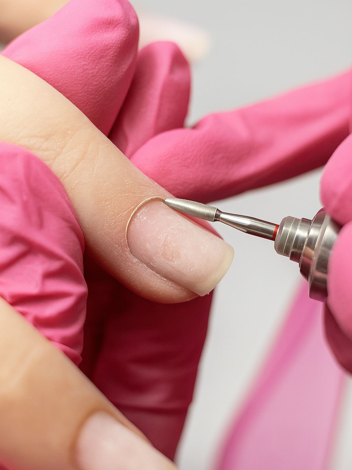 Nail preparation precision work