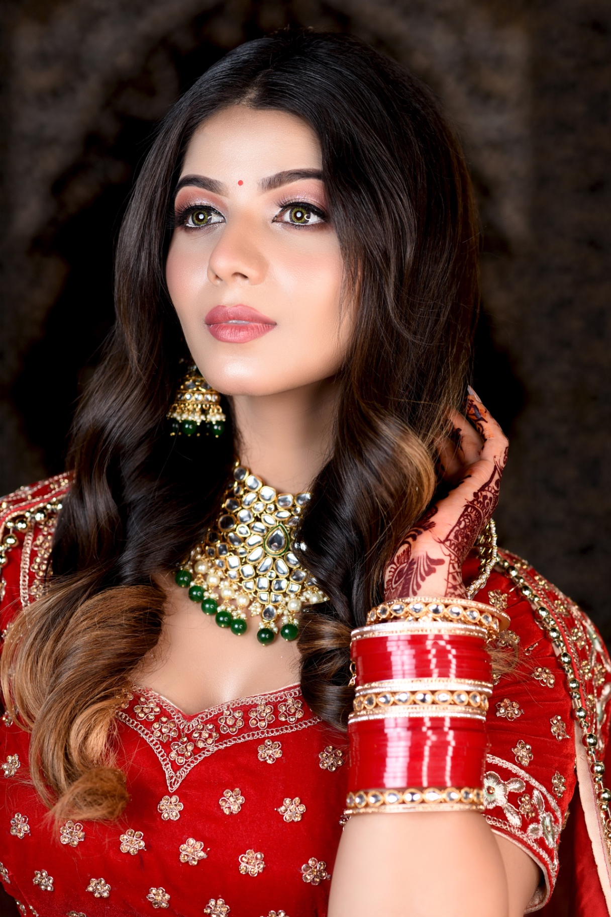 Bridal portrait — soft glam by Jannat Lama